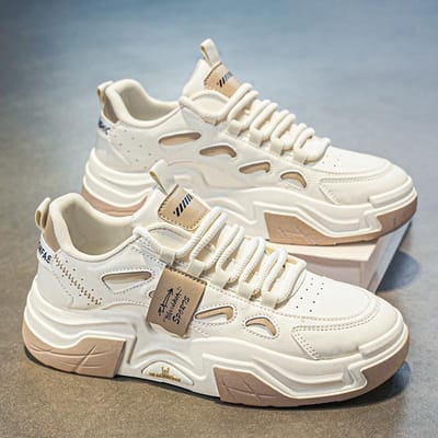 Chaussures pour hommes de créateur de haute qualité Automne Mode Baskets à plateforme Loisirs de plein air Antidérapantes Résistantes à l'usure Chaussures de skateboard 39 gray
