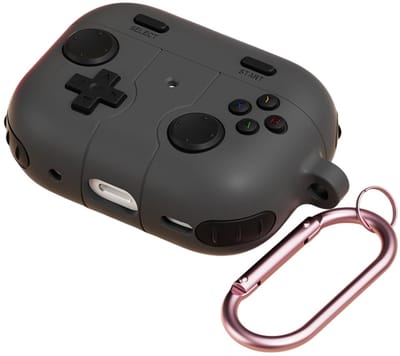 Telestore - hoesje geschikt voor AirPods 3 Pro soft case cover - zwart Game Console - TPU hoesje Beschermhoes - AirPods 3 Pro Cover - AirPods 3 Pro hoesje - Geschikt voor Apple Airpods 3 Pro - gel hoesje