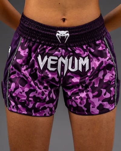Venum Iris Muay Thai Kickboxing Shorts - Paars Roze - XS
