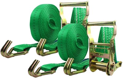 2x professionele ratelspanband 2-delig 6m 2t 2to TÜV/GS GREEN