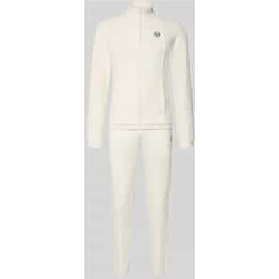 slim fit trainingspak met logostitching model 'Egeo'