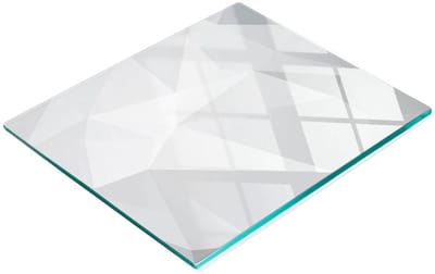 Keukenplank van gehard glas met decoratieve abstracte afbeeldingen, 60x52 cm