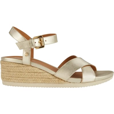 GEOX ISCHIA CORDA DAMES Sandalen - LICHT GOUD - Maat 38