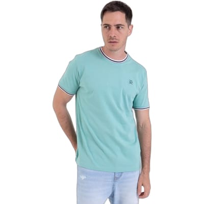 T-shirt van gemêlede katoen Camberabero