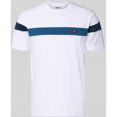 regular fit T-shirt met logodetail model 'Caserio'