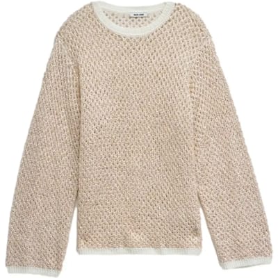 Lurex Gebreide Pullover Dames Salsa Jeans
