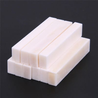 3 STuks Gitaar Blanco Botten Topkammen Voor Elektrische Basgitaar Mandoline Banjo Ukulele 52x6x10mm Draagbaar