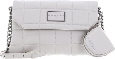 REPLAY Schoudertas Crossbody Bag Ice White Wit