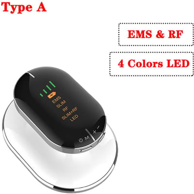 Elektrische EMS Body Slimming Shaping Massager LED Foton Anti Cellulitis Massage Vetverbrander Afvallen Schoonheidsapparaat black