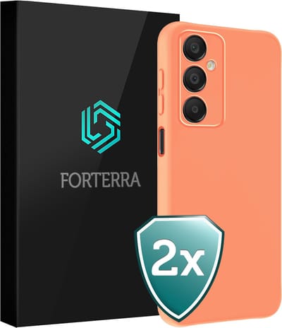 Hoesje 2 Stuks - Geschikt voor Samsung Galaxy A16 - Sterk & Shockproof - Back Cover - Case Siliconen - Telefoon Hoes - Perzik