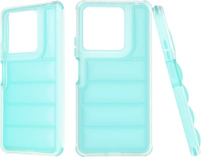 Hoesje geschikt voor Xiaomi Redmi Note 13 5G - Techsuit Wave Shield Shockproof Hard Case Back Cover - Turquoise