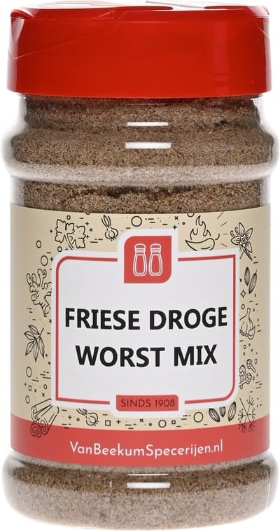 Van Beekum Specerijen - Friese Droge Worst Mix - Strooibus 200 Gram