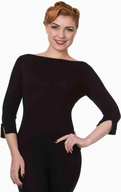 Dancing Days - ADDICTED Longsleeve top - S - Zwart