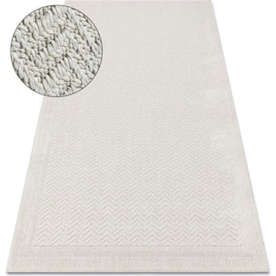 Kleden Rugsx Tapijt ORIGI 3739 crème - Kader, visgraat 155x220 cm