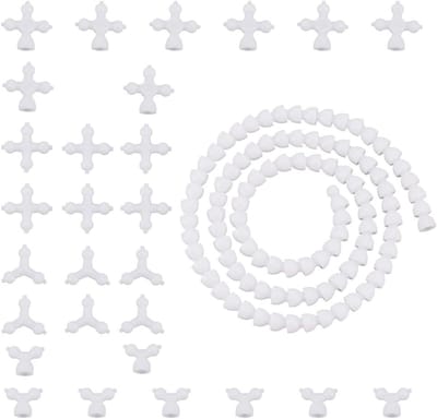Poppen Skelet Set - Beweegbare Beugels - Poppen Maken - 360 Graden Flexibel - 1 Meter Lang - Wit