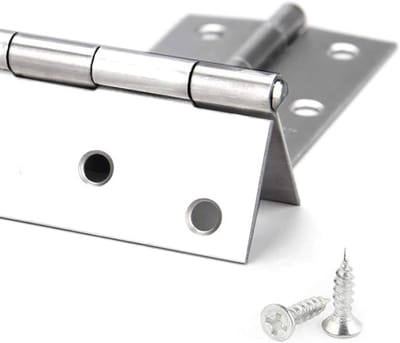 Vouwbare RVS Scharnieren voor Buitenmeubilair - 2 Inch (50x39x1.2mm) - Set van 4 Stuks, Duurzaam en Roestvrij