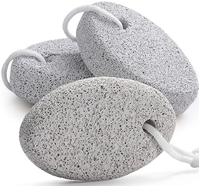 Natuurlijke Pumice Steen 3-Pack voor Pedicure - Uithardingsmiddel voor Huid en Eeltverwijderaar voor Voeten en Handen