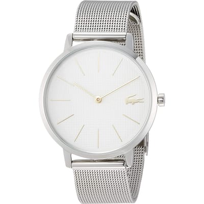 Montre Lacoste MOON argentée à maille milanaise, bracelet, [d'occasion] white