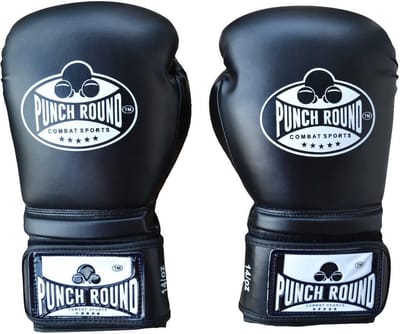 Punch Round™ Bokshandschoenen Combat Sports Kids Zwart - Kids - 6 Jaar