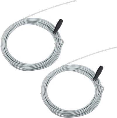 2x ontstoppingsveer 10 m - gootsteenontstopper - rioolveer - reinigingsveer