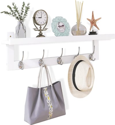 DailySupplies® Wandkapstok met Hoedenplank - Kapstok - Wandplank