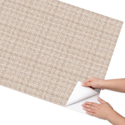 Coloray Meubel Wrap Folie - Beige Meubelfolie - 75x150 cm - Meubel Wrap Folie Beige patronen - Plakfolie Meubels - Rustiek Meubelfolie - Decoratiefolie Zelfklevend - Slaapkamer decoratie - Gestructureerd