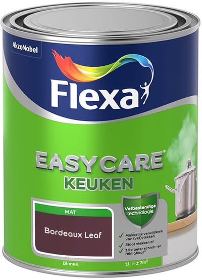 Flexa - Easycare Keuken - Bordeaux Leaf - Mengverf - 1 L