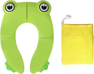 Kindertoiletbril met Antislip en Zittingverkleiner | Groene Kikker Design