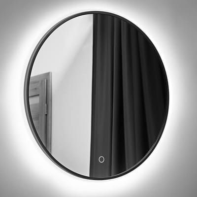 Ronde Badkamerspiegel 80 cm met LED-Achtergrondverlichting en Touch-Schakelaar