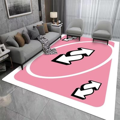 Uno Tapijt Cartoon Woonkamer Slaapkamer Keuken Banktafel Balkon Kleed Antislip Wasbare Mat Exquise Huis Ornamenten 80*120cm