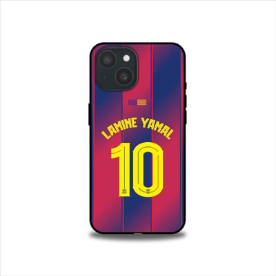 Lamine Yamal 10 FC Barcelona telefoonhoesje Apple iPhone 15 - Backcover Softcase