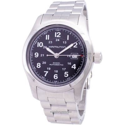 Montre Hamilton Khaki Field automatique H70515137 pour homme noir