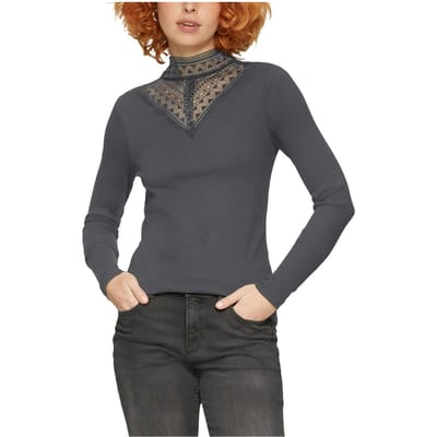 s.Oliver -qs T-shirts Grey/black Maat: S | Longsleeves Outlet | Dames | Grijs