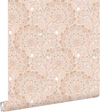 ESTAhome behang vintage bloemen beige - 50 x 900 cm - 131085