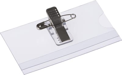 Europel badge met combiklem, ft 75 x 40 mm, 24 stuks 40 stuks