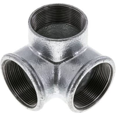 Verdeler 2'' Binnendraad smeedbaar gietijzer 25bar (351.25psi)