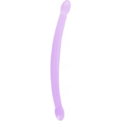 Dubbele Dildo niet realistisch Paars - Paars