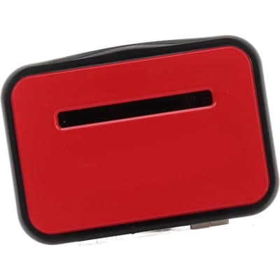 Eenvoudige stappenteller met 3D-functie en clip voor mannen en vrouwen. Registreert stappen, loopafstand en calorieën. CR 797 rood