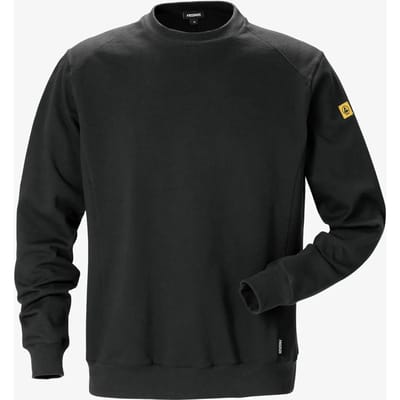 Fristads Esd Sweatshirt 7083 Xsm - Zwart - XS
