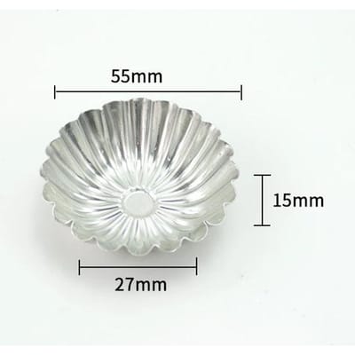 10 stuks Mini Carbon Steel Taartvormen Cupcake Koekjes Pudding Taartvorm Anti-aanbak Bakgereedschap Muffinvormpjes Bakaccessoires Gereedschap white