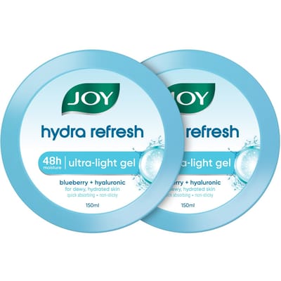 Joy Hydra Refresh Ultralichte Gel 150ml Olievrije Moisturizer voor Vette Huid 48u Hydratatie Niet-Plakkerige Gezichtscrème
