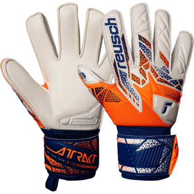 Reusch Attrakt Silver Junior Energize Keepershandschoenen Kinderen - Maat 4