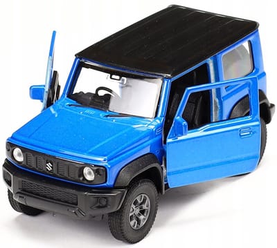 Welly Suzuki Jimny Jeep Metaal modelauto 1:34-1:39 Blauw