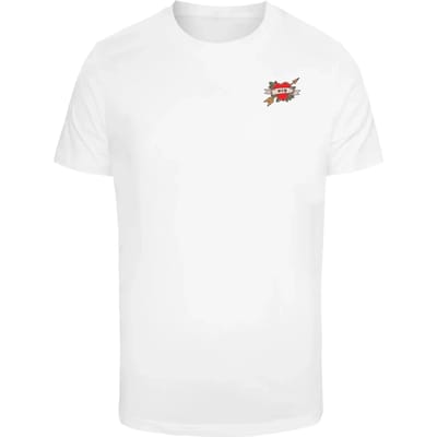 Mister Tee - Mom Heart Heren Tshirt - XS - Wit