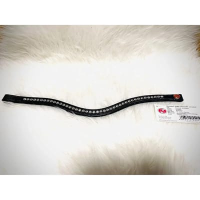 Dubbele hoofdriem voor paard Kieffer Ultrasoft browband not lined