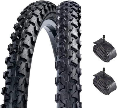 MTB Banden Set - Mountainbike Banden - Fietsen Onderhoud - Inclusief Binnenbanden - 26 x 1.90 - Zwart