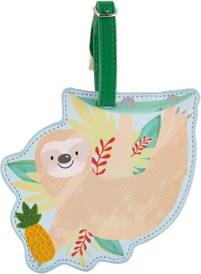 Floss & Rock Bagage Label Jungle - 12 x 11 cm - Met Naamkaartje