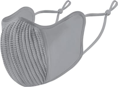Sport Gezichtsmasker - Ademend Zonnevizier - Outdoor Activiteiten - Anti-condens Eigenschappen - 15 x 12.5 cm - Zwart
