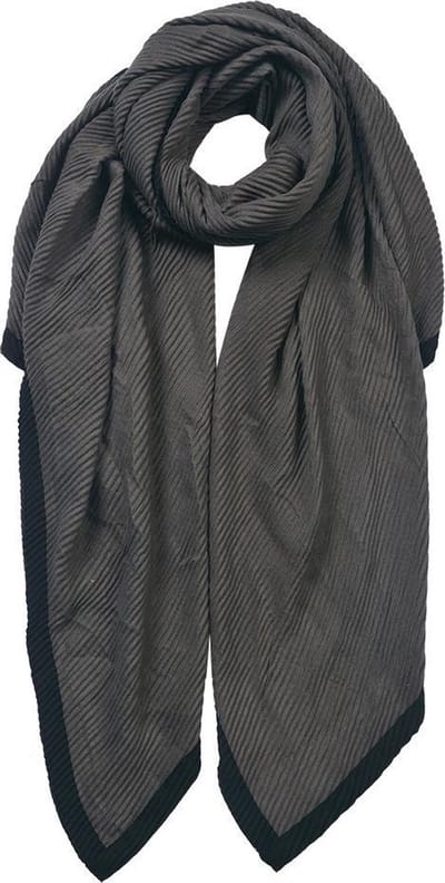 Juleeze Sjaal Dames Effen 90x180 cm Grijs Synthetisch