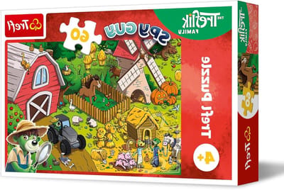 Boerderij Puzzel - Kinderpuzzel Boerderij - Educatief Spel - Stimuleert Verbeelding - 60 Stukjes - Multicoloured